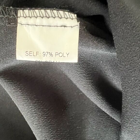 Amanda Uprichard black v neck mini dress size P - Picture 11 of 12